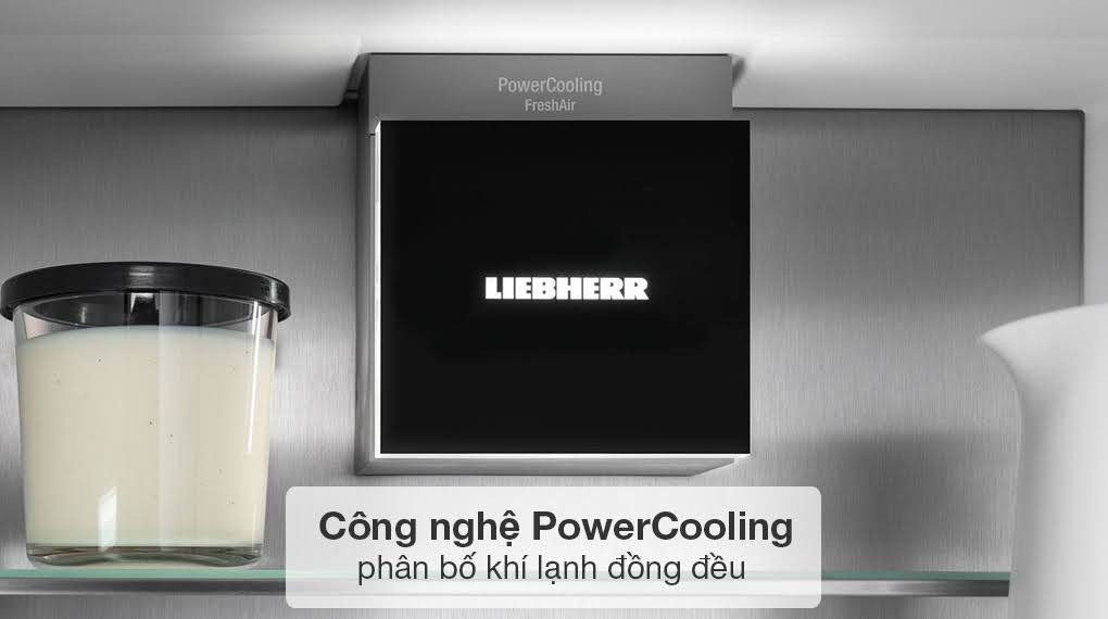 Tủ lạnh Liebherr 664 lít XCCsdh 5250 Prime NoFrost - Phân bố khí lạnh đều khắp khoang tủ với công nghệ PowerCooling tu lanh liebherr 664 lit xccsdh 5250 prime nofrost 5 1 Gia Dụng Đức Đà Nẵng