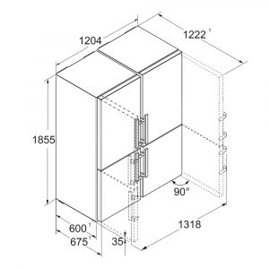 Tủ lạnh Liebherr 664 lít XCCsdh 5250 Prime NoFrost 7 tu lanh liebherr 664 lit xccsdh 5250 prime nofrost 5 Gia Dụng Đức Đà Nẵng