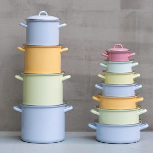 Nồi tráng men Riess Classic Pastel 19 noi riess classic pastel 16 Gia Dụng Đức Đà Nẵng