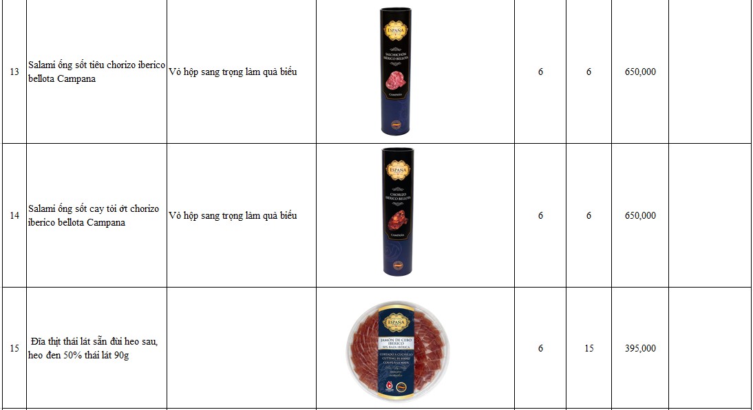 Đùi heo muối Tây Ban Nha