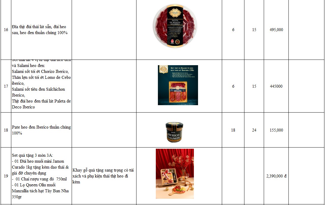 Đùi heo muối Tây Ban Nha