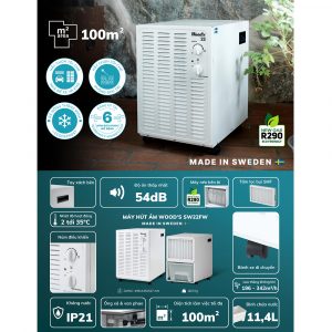 Máy hút ẩm Wood’s SW22FW 14 SW22 Gia Dụng Đức Đà Nẵng