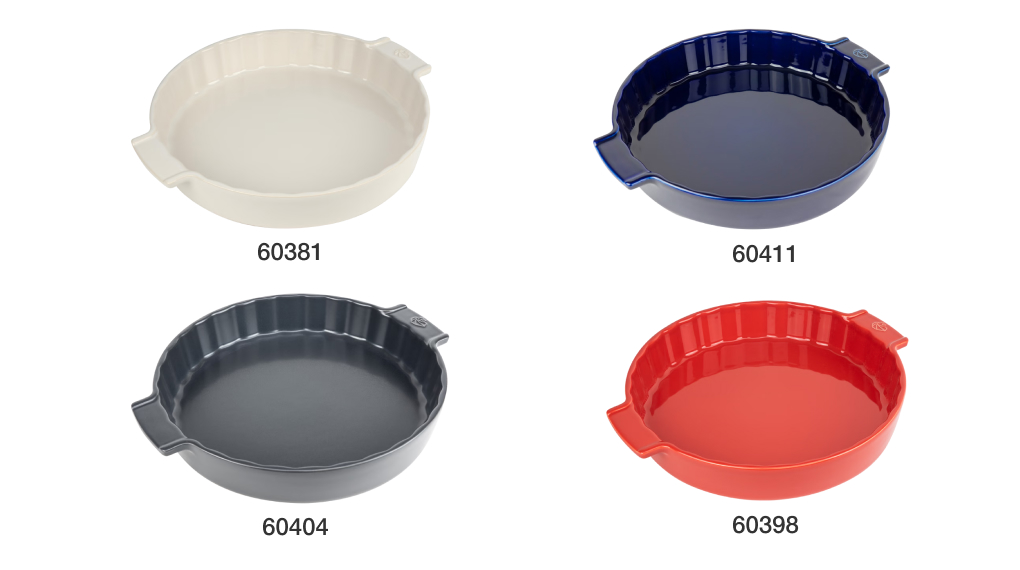 Khay nướng bánh pie gốm Peugeot Appolia 28 cm