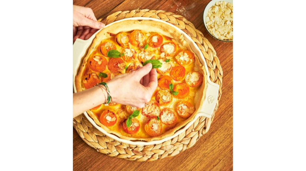 Khay nướng bánh tart gốm Peugeot Appolia 30 cm