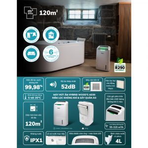 may hut am kiem loc khong khi woods ad30 1 1 Gia Dụng Đức Đà Nẵng