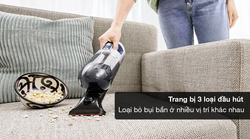 Máy hút bụi không dây Bosch BCH3K2851 Series 4 Flexxo Gen2 - Trang bị 3 loại đầu hút Máy hút bụi không dây Bosch BCH3K2851 Series 4 Flexxo Gen2 - Trang bị 3 loại đầu hút