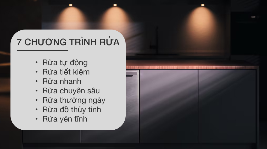 Máy rửa chén âm tủ Miele G 7165 SCVi XXL AutoDos - Các chương trình rửa Máy rửa chén âm tủ Miele G 7165 SCVi XXL AutoDos